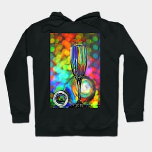 Bottle and glass Hoodie